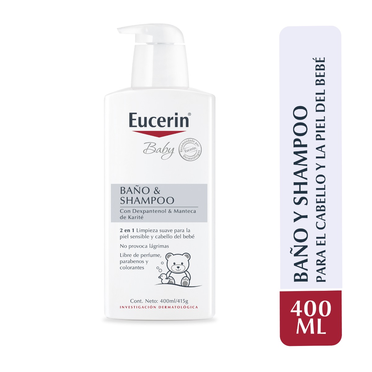 Eucerin Baby baño y Shampoo 400ml