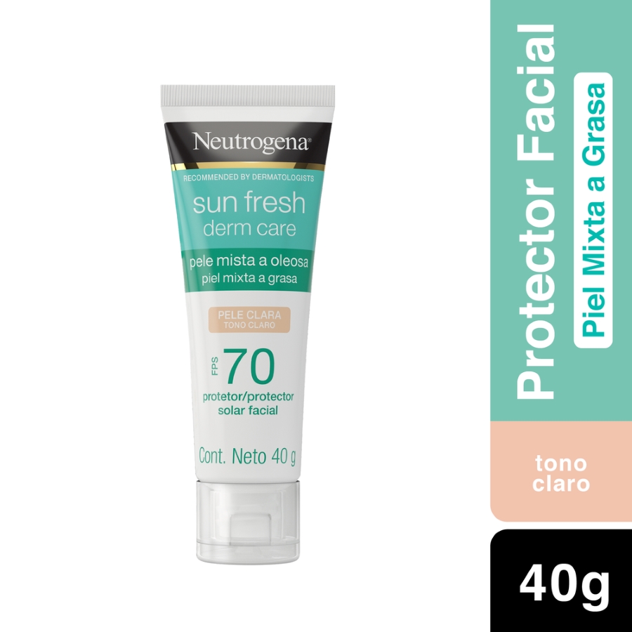 Neutrogena Sun Fresh Piel Grasa Tono Claro FPS 70 40ml