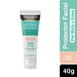Neutrogena Sun Fresh Piel Grasa Tono Claro FPS 70 40ml