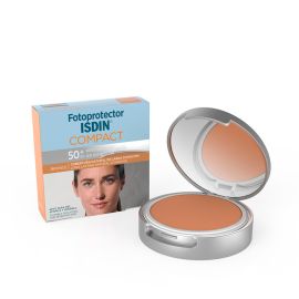 Isdin Fotoprotector Compact Bronze SPF50 10g - Bloqueador solar facial compacto matificante