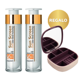 Dúo Frezyderm Fotoprotector 2 Sun Screen Velvet con Color