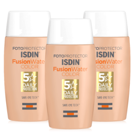 Pack ISDIN Fotoprotector Fusion Water Medium SPF50 50ml x3