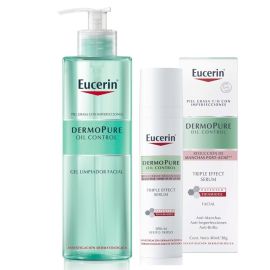 Pack Eucerin Limpieza y serum para piel grasa