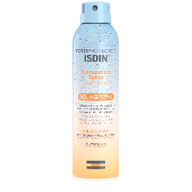 Isdin Fotoprotector Transparent Spray Wet Skin SPF50 250ml - Bloqueador solar corporal