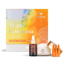 Pack Sesderma  C VIT crema hidratante 50ml + serum 30ml + Ampollas Intensivas 3x 1,5 ml