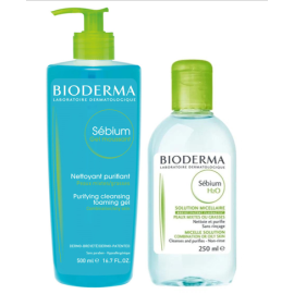 Pack Bioderma doble limpieza para pieles mixtas a grasas