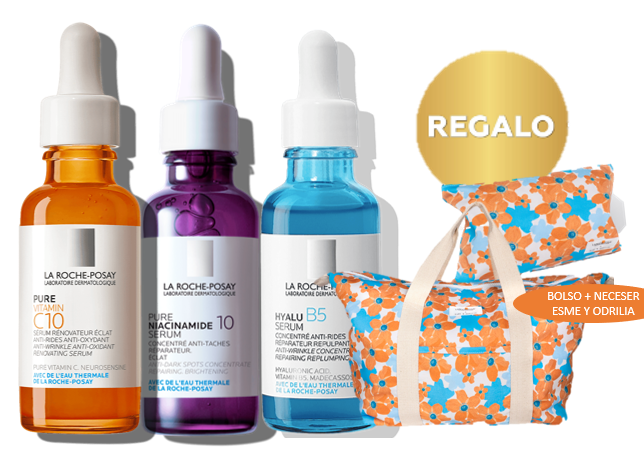 Trío La Roche Posay repara, ilumina y adios manchas